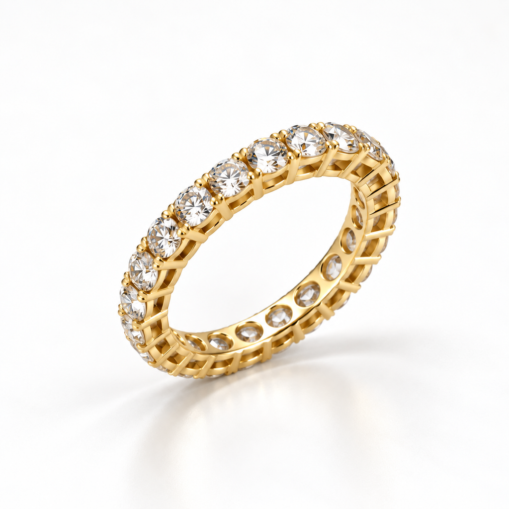 14K Gold 1.01 CTW Diamond Eternity Band
