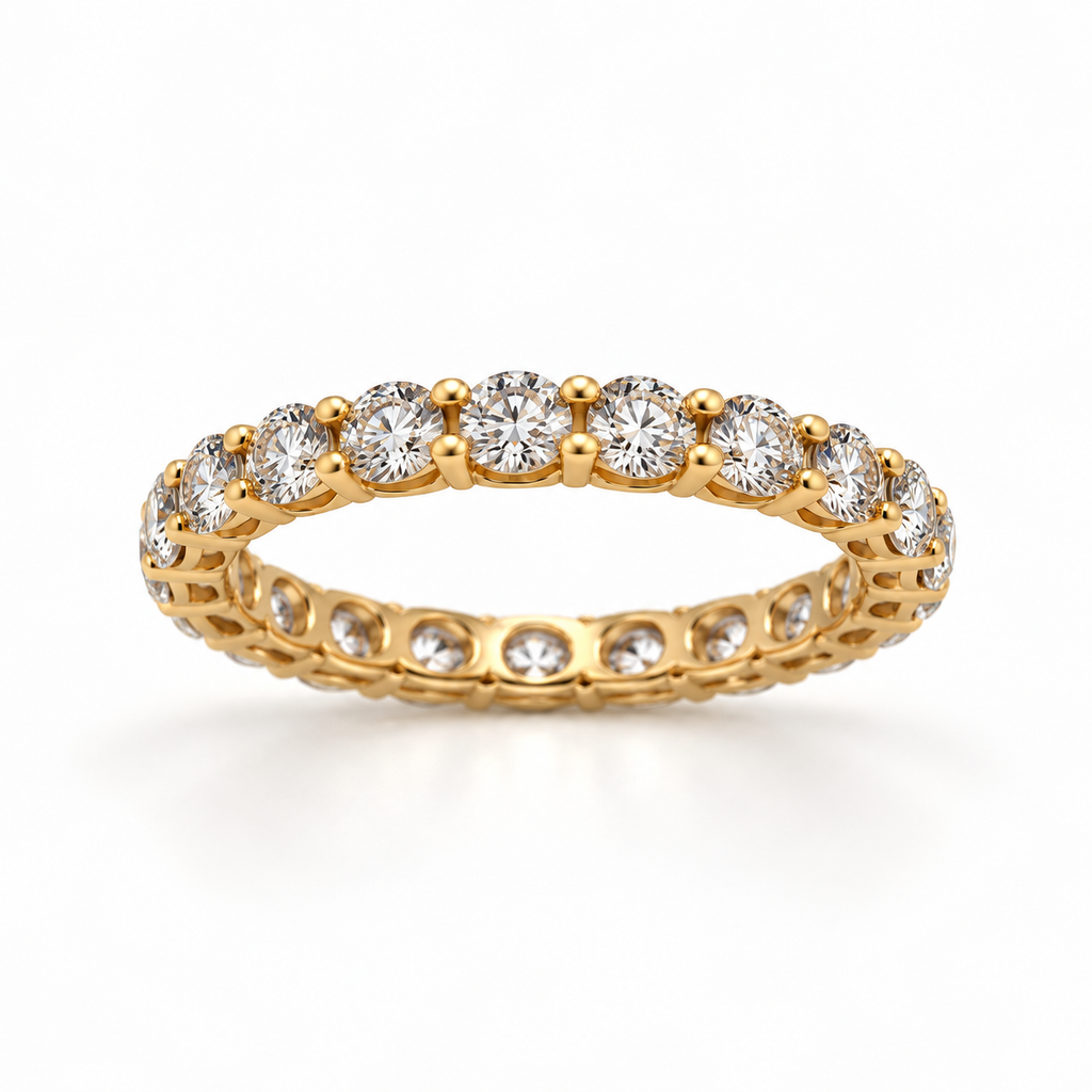 14K Gold 1.01 CTW Diamond Eternity Band