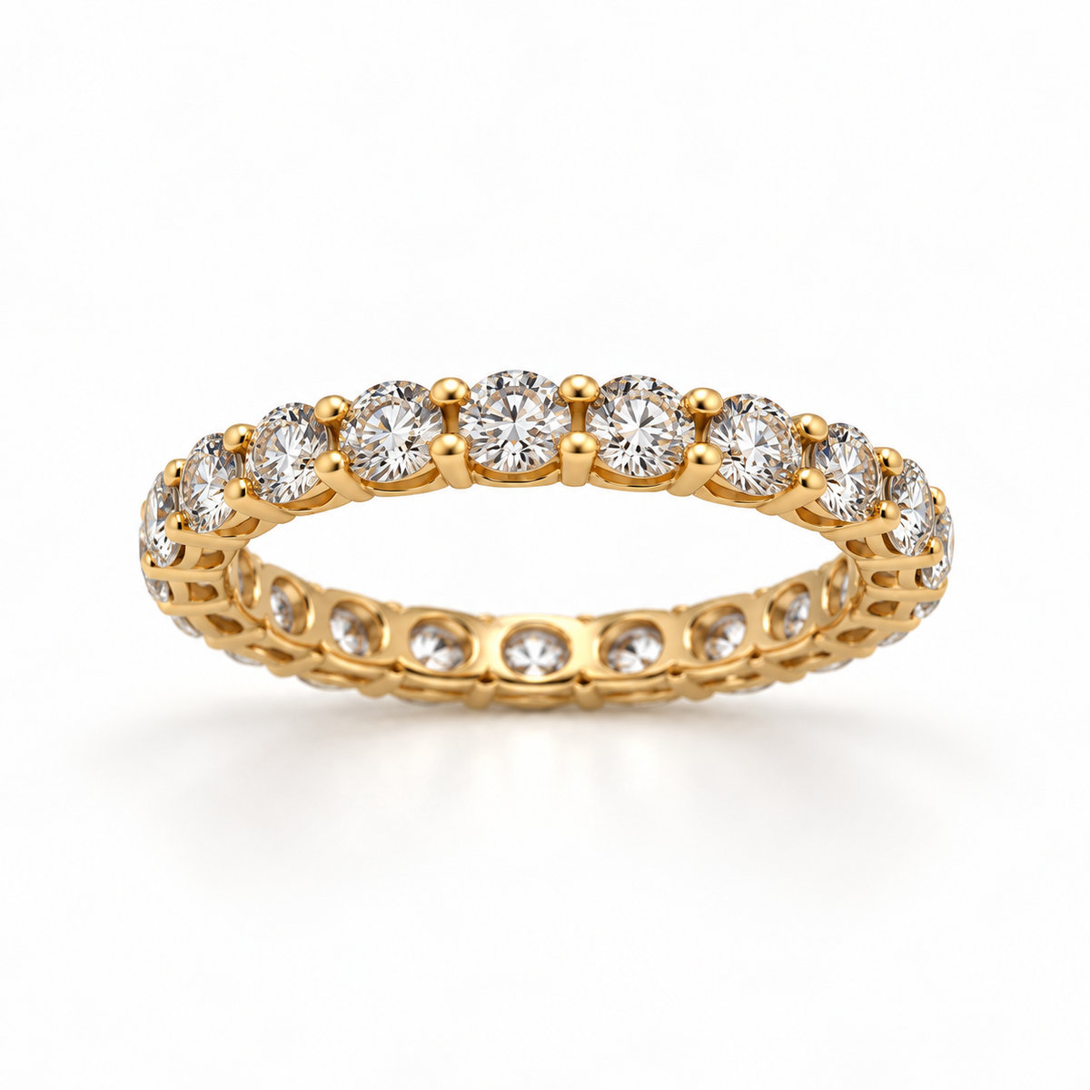 14K Gold 1.01 CTW Diamond Eternity Band
