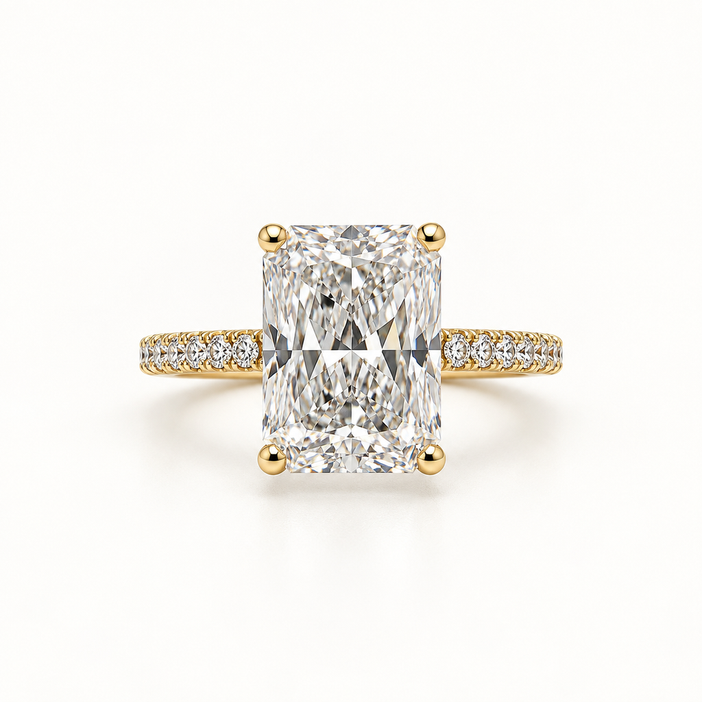 14K 5.23 CTW Lab Grown Diamond Ring