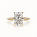 14K 5.23 CTW Lab Grown Diamond Ring