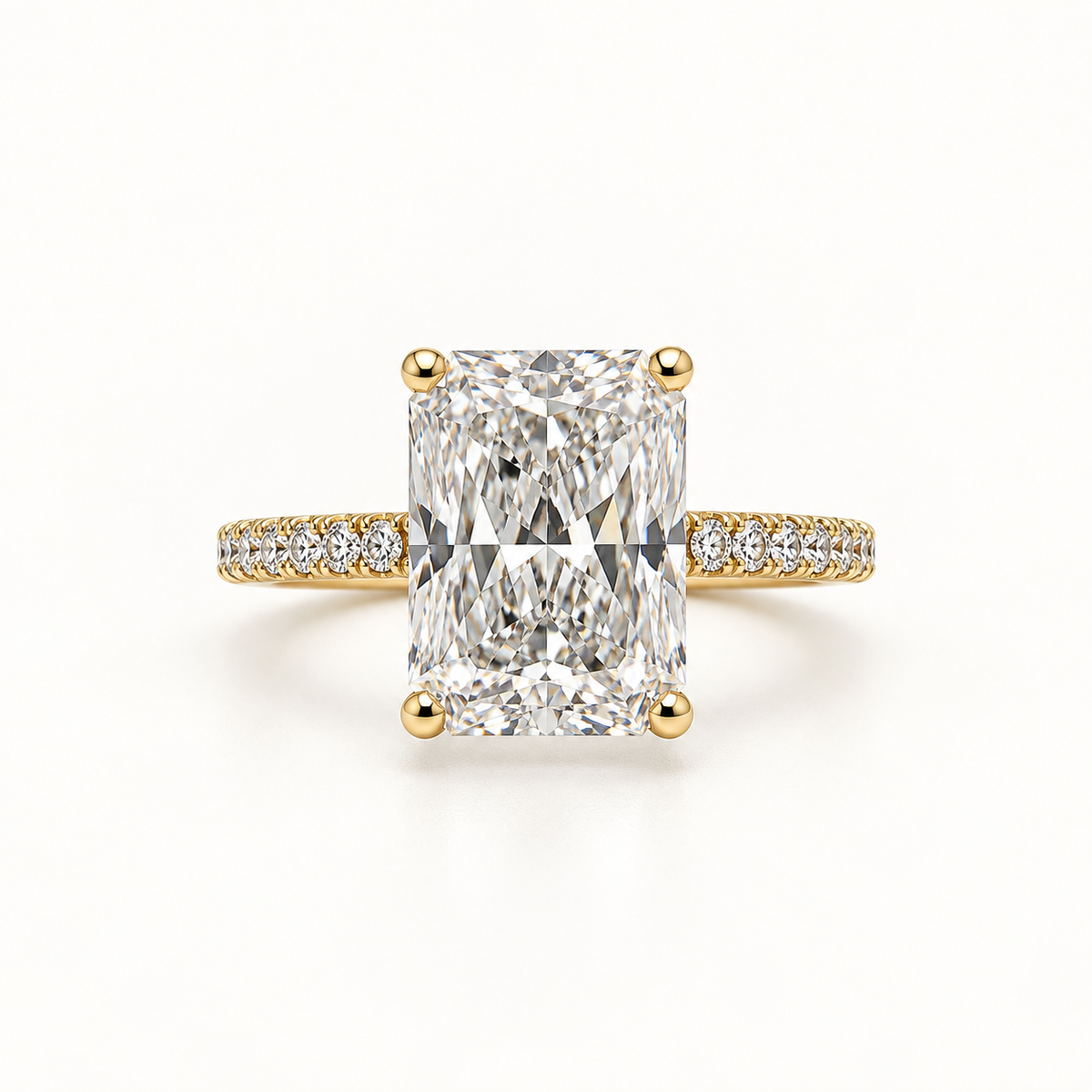 14K 5.23 CTW Lab Grown Diamond Ring