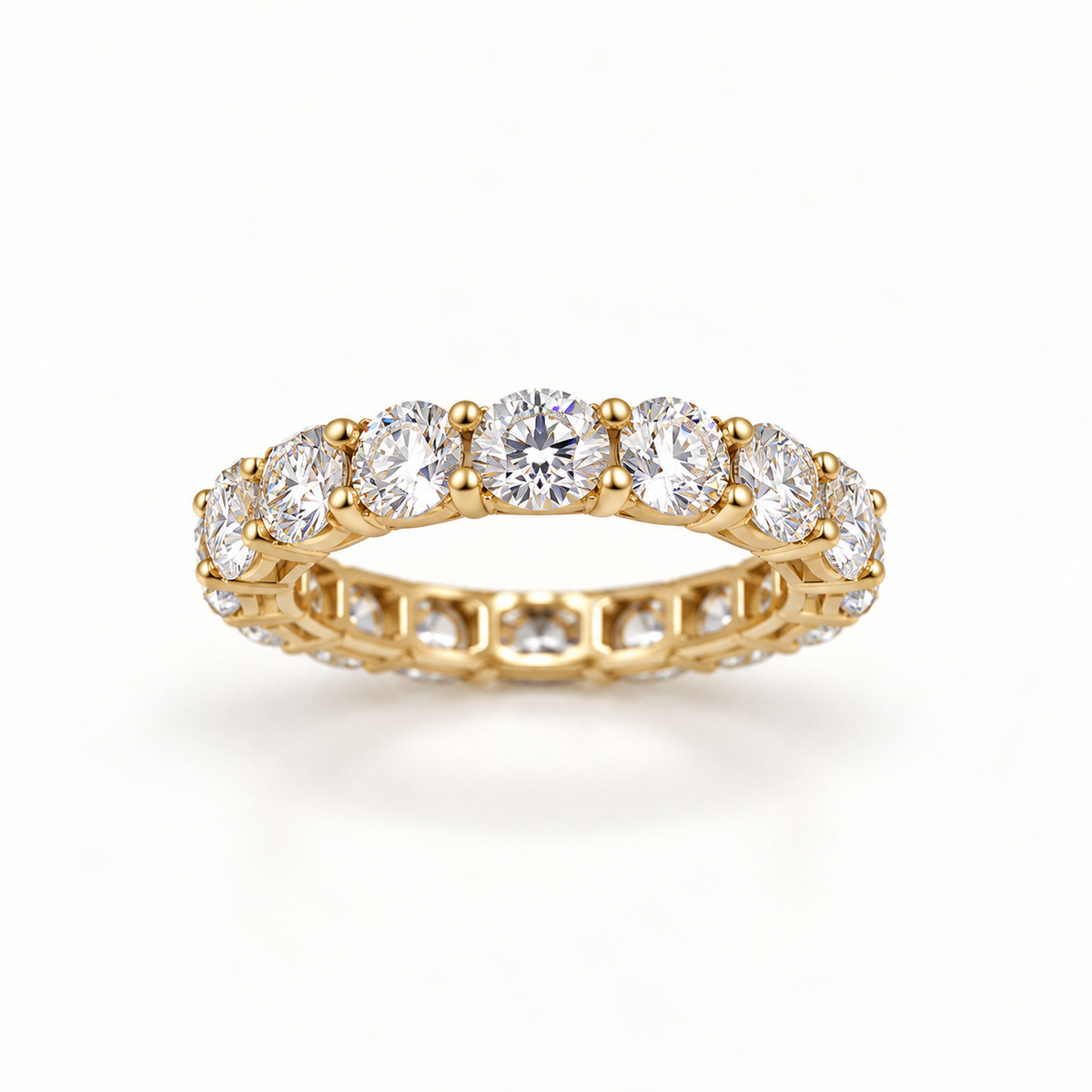 14K 4.06 CTW Lab Grown Diamond Eternity Band