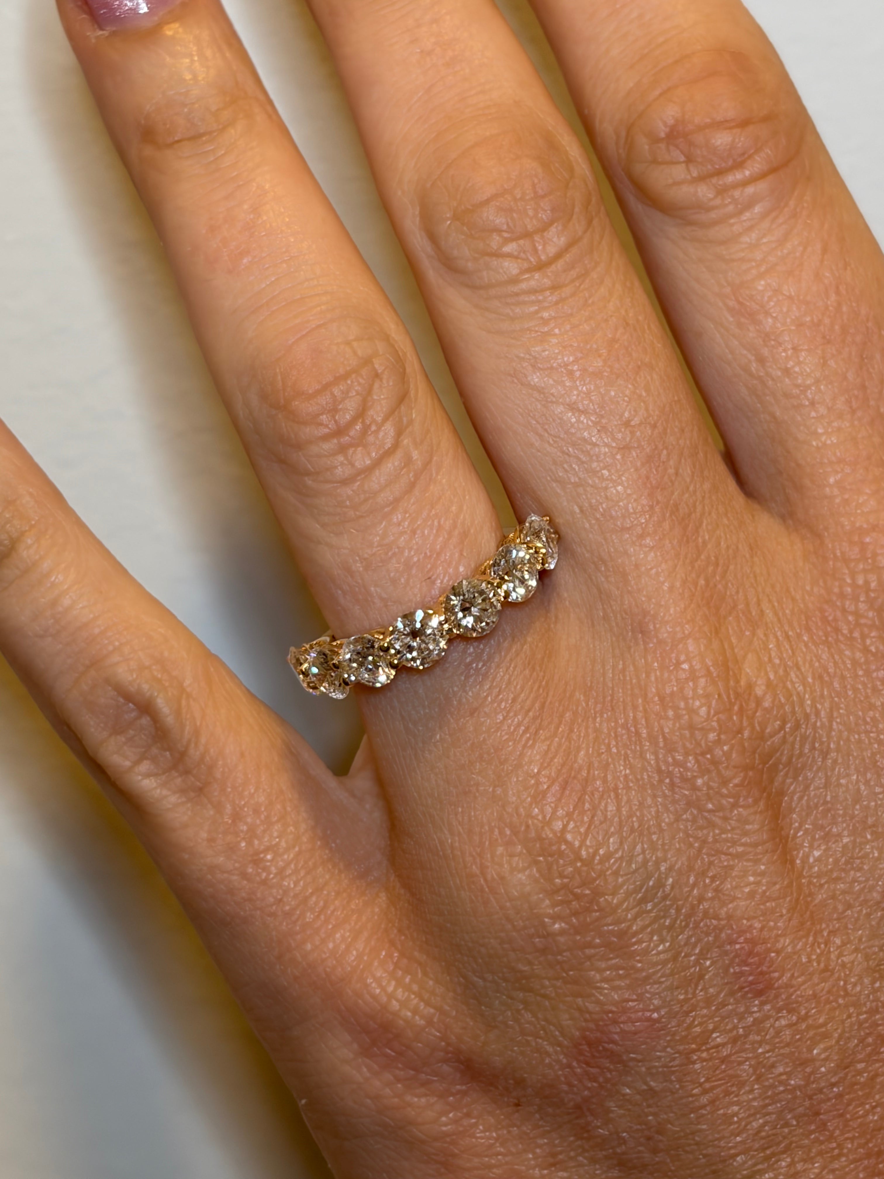 14K 3.30 CT Lab Grown Diamond Ring
