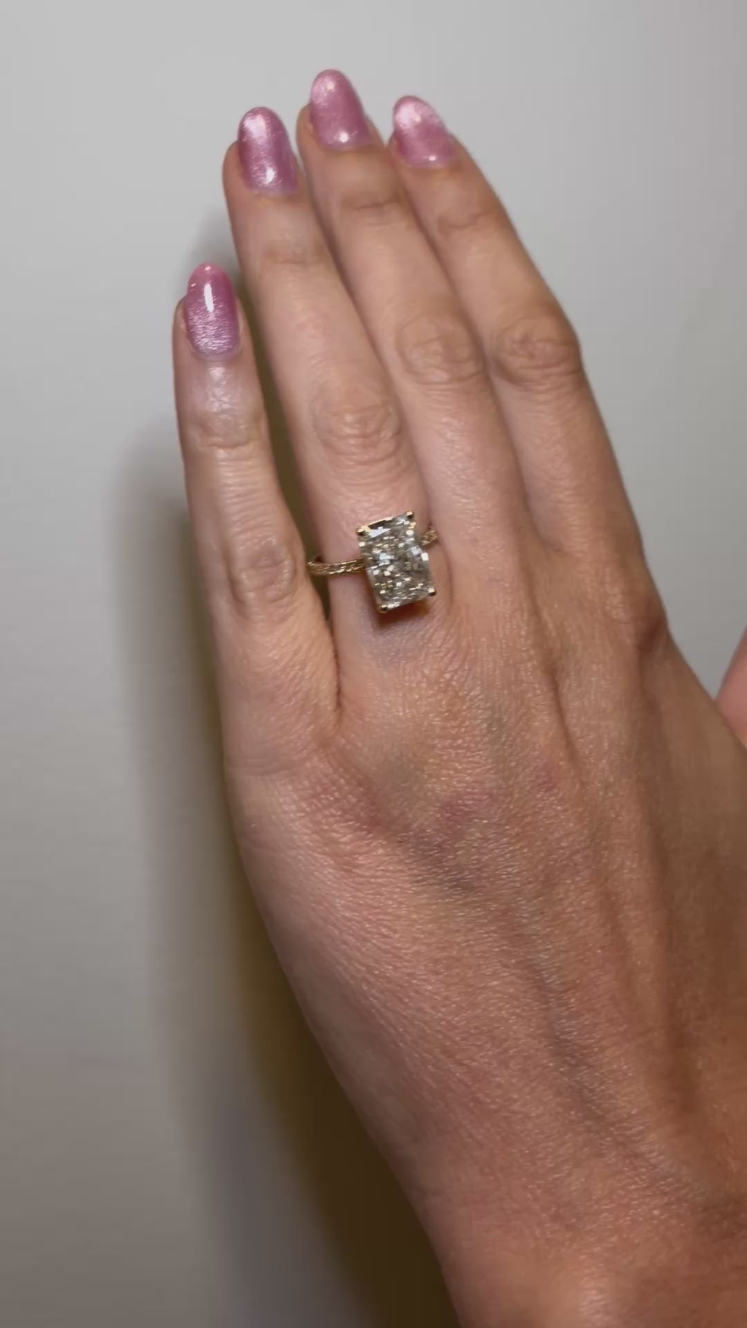 14K 5.23 CTW Lab Grown Diamond Ring